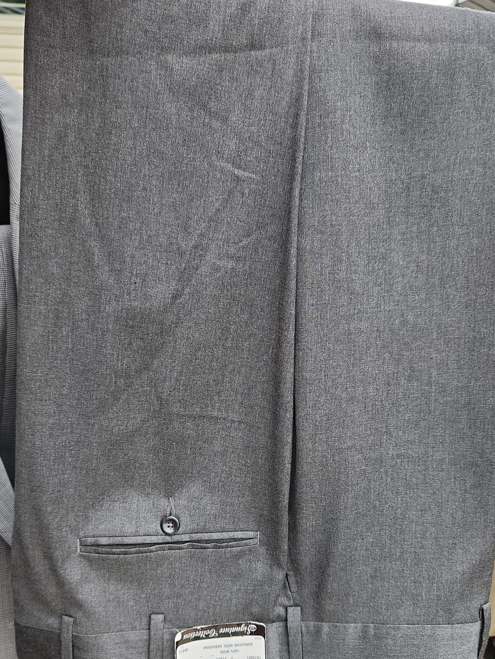 Jos. A. Bank Men's Gray Dress Pants 100% Wool 38 Long